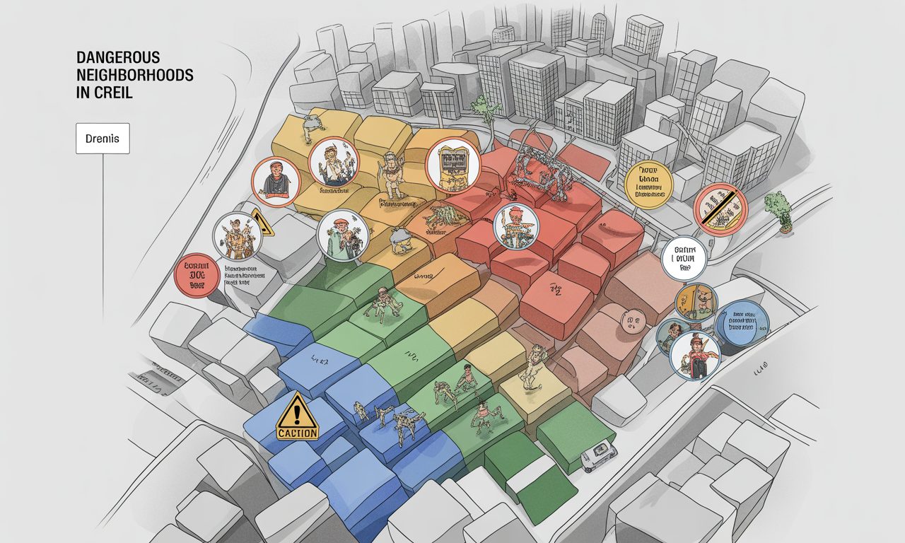 découvrez quelles zones du quartier de creil sont considérées comme dangereuses et comprenez les enjeux de sécurité dans cette commune.