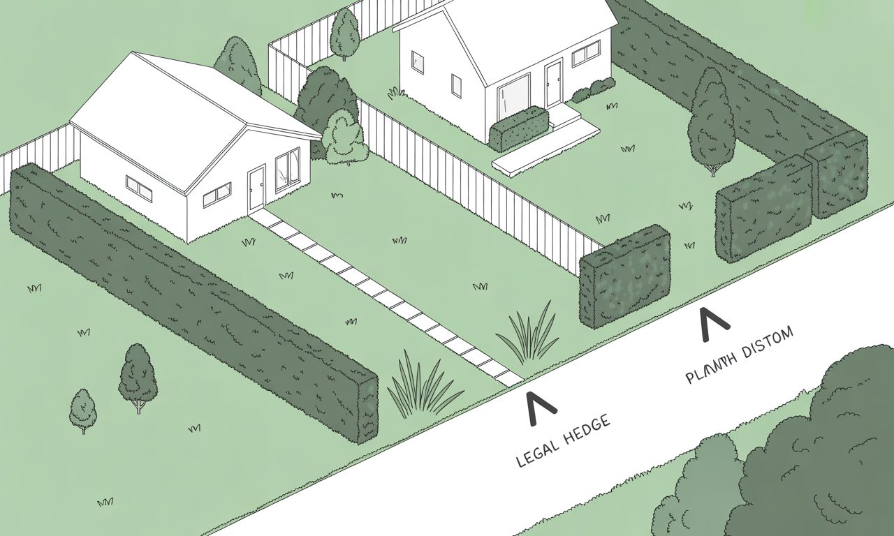découvrez quelle distance minimale respecter lors de la plantation d'une haie pour assurer sa bonne croissance et respecter les règles d'urbanisme.